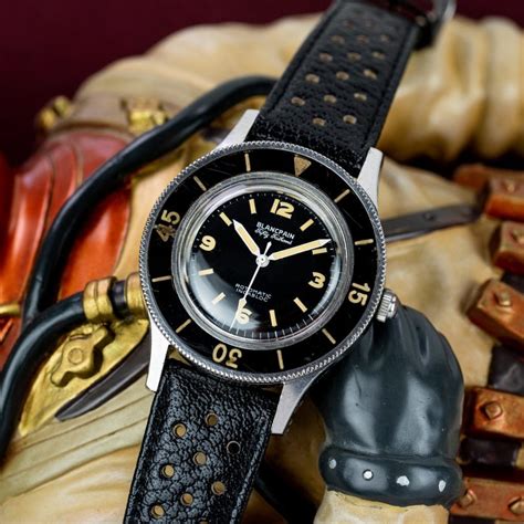 blancpain fifty fathoms replica watches|vintage blancpain 50 fathoms.